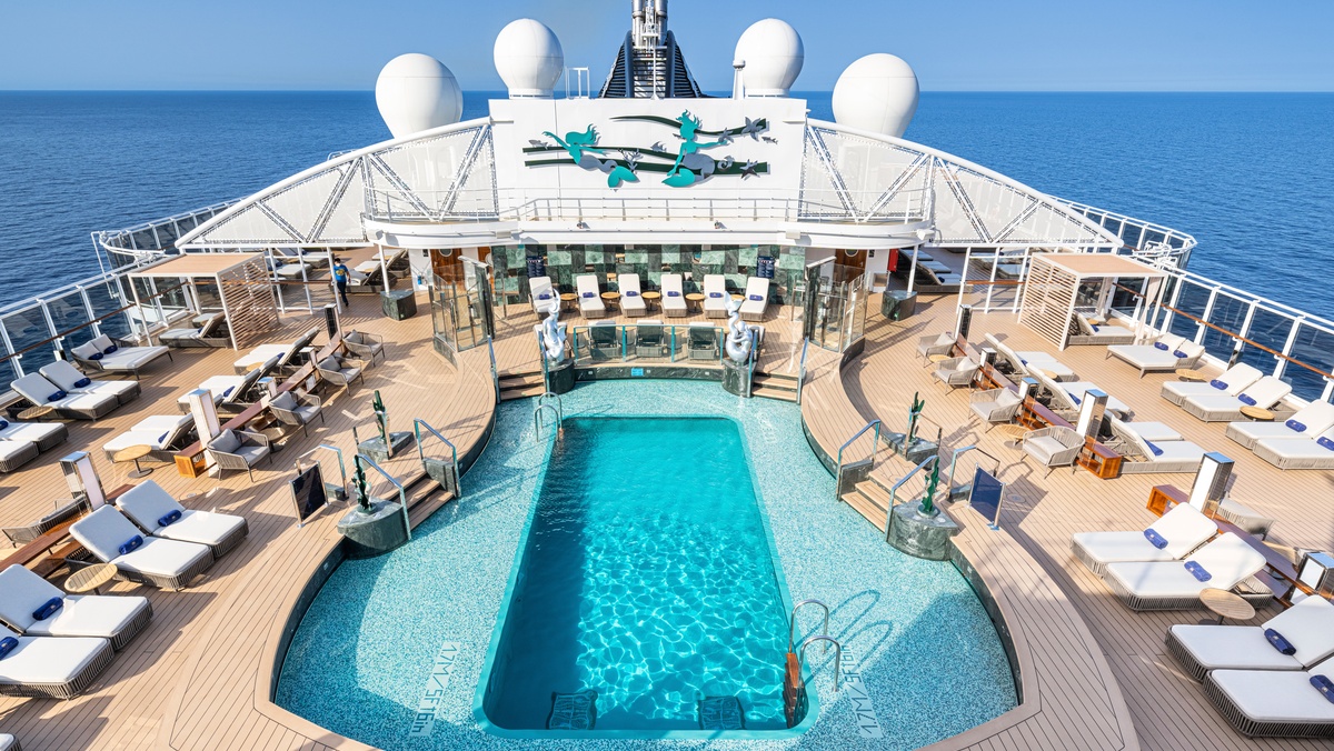 MSC Yacht Club Pool on MSC Seascape