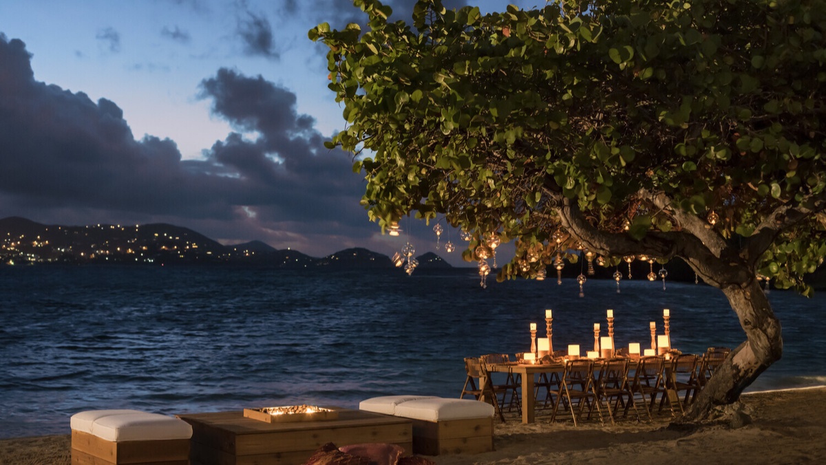 Marriott InternationalDinner under the stars at The Ritz-Carlton St Thomas