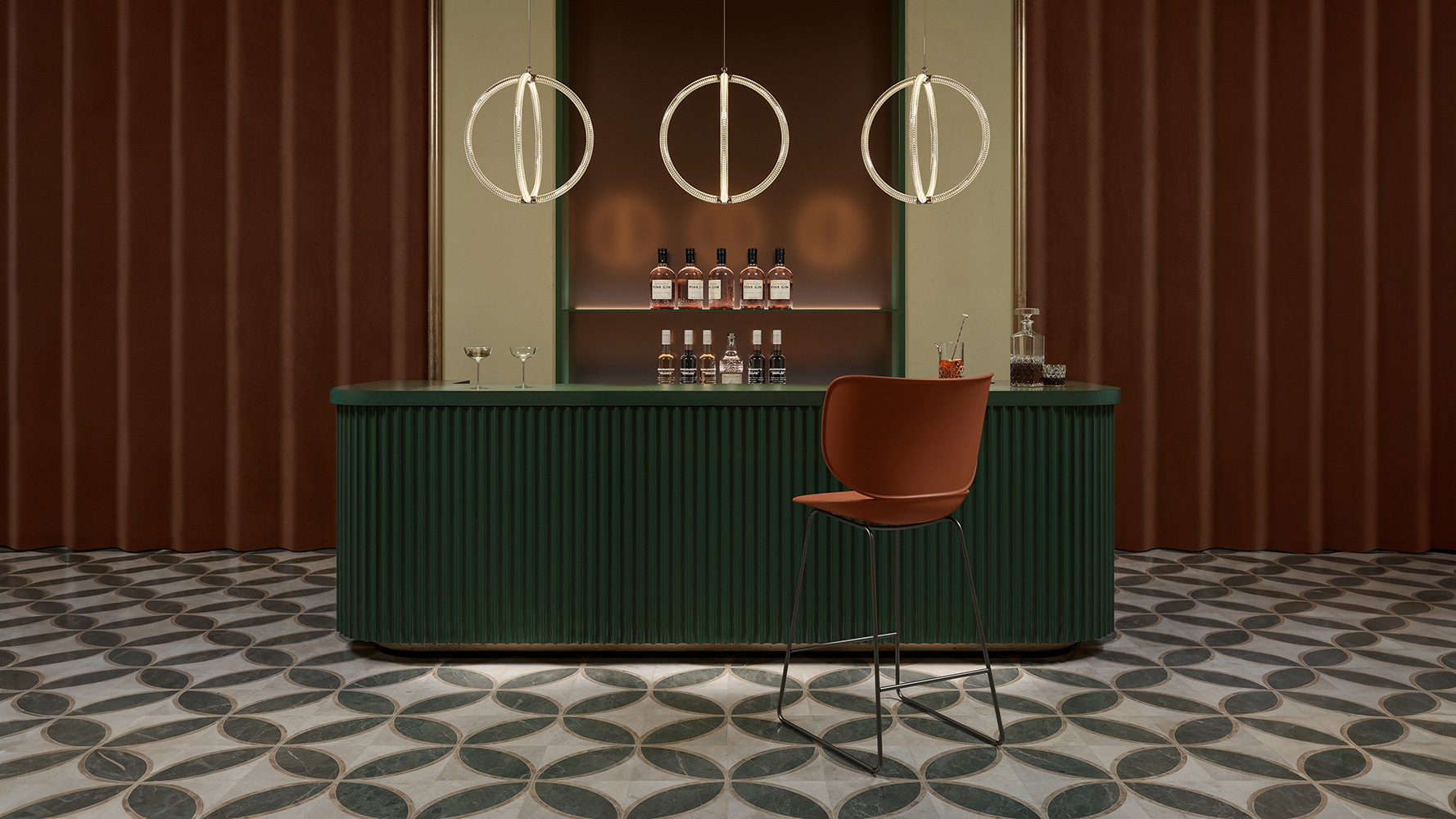 Moooi Hana Bar Stool 