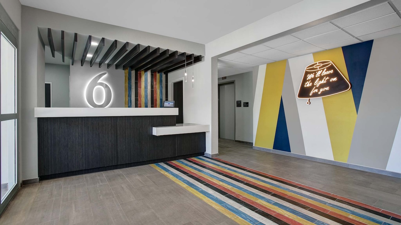 Motel 6 lobby