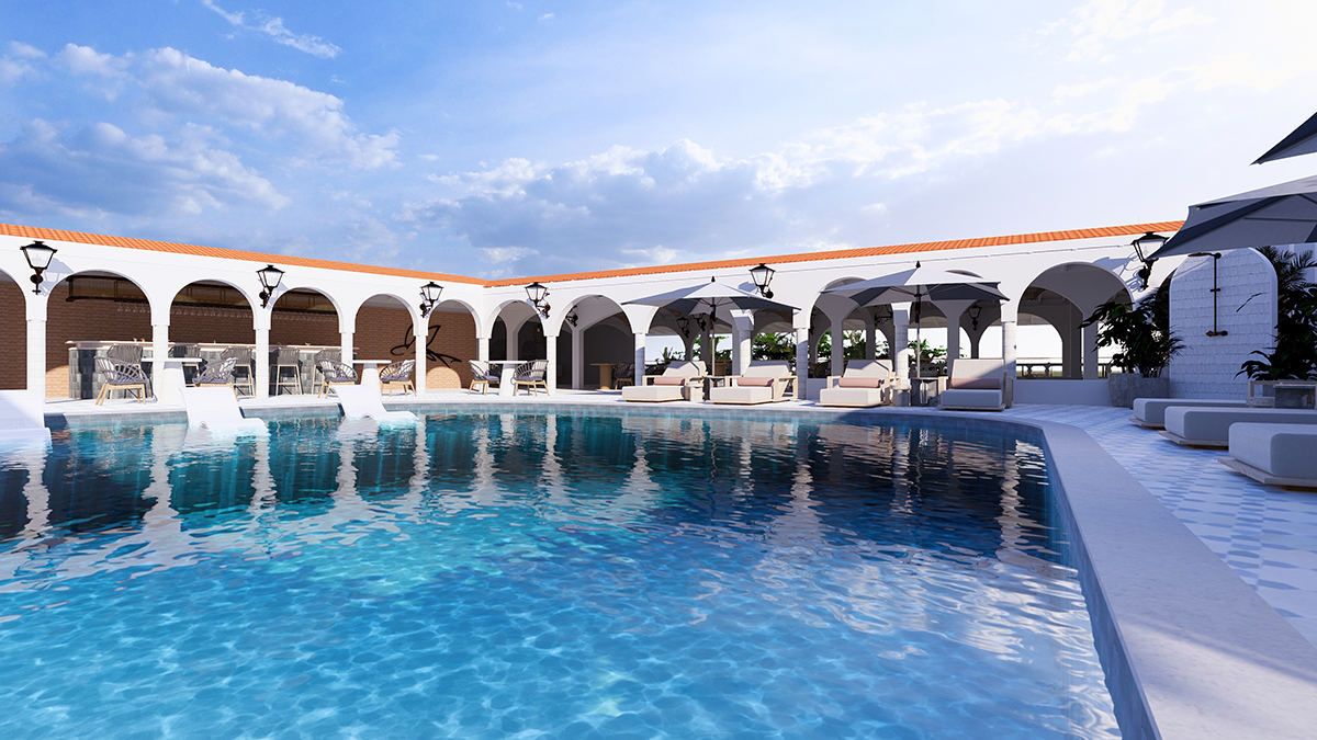 Mount Cinnamon Beach Resort pool