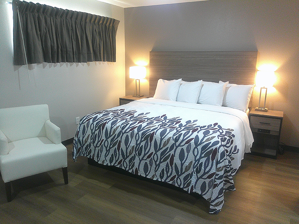 Red Roof Del Rio Texas guestroom