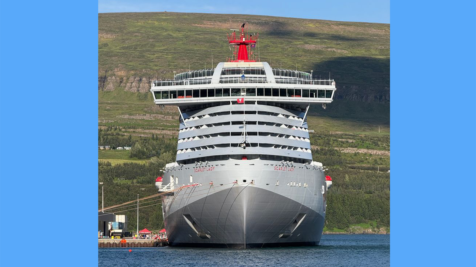 Scarlet Lady in IcelandVirgin Voyages