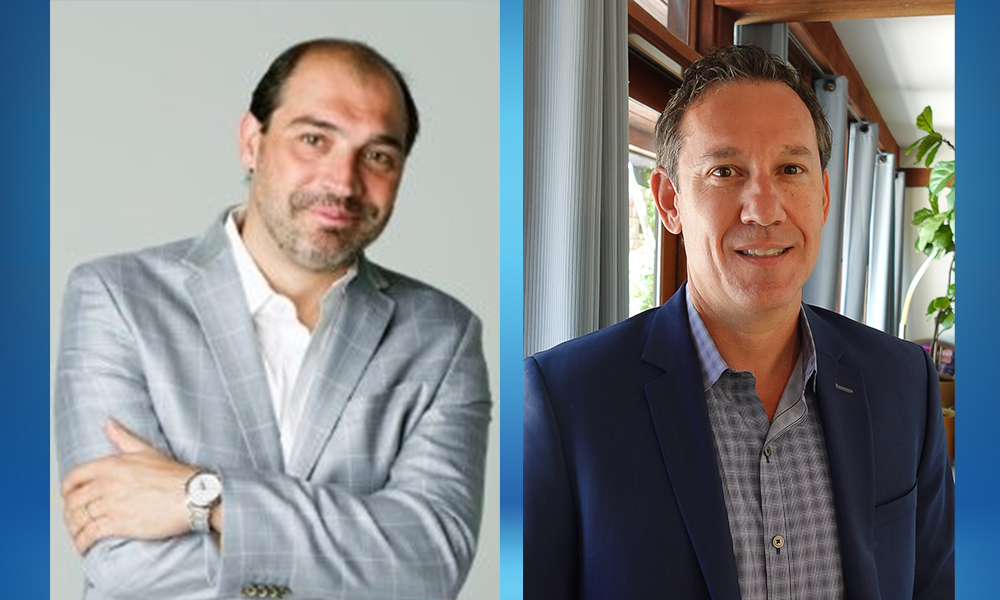 From left Founder and CEO of 34th Floor Oliver Zardoni and COO and Partner Alex Taylor 