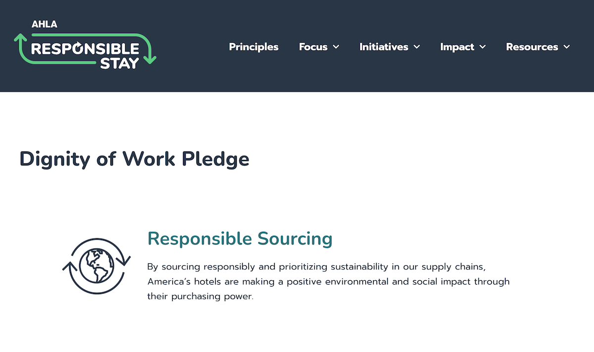 AHLAsResponsible Stay initiative