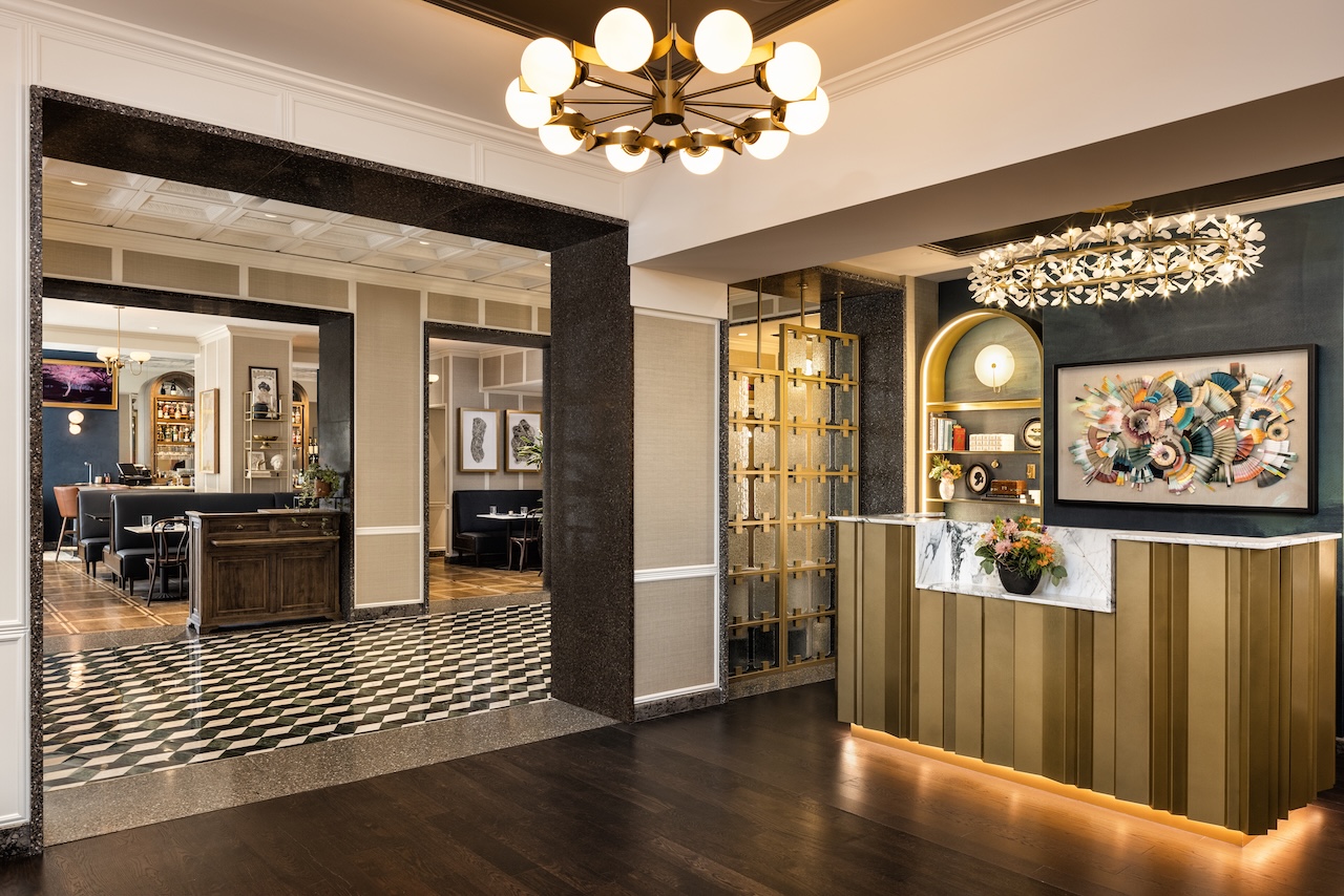 lobby of Talbott Hotel