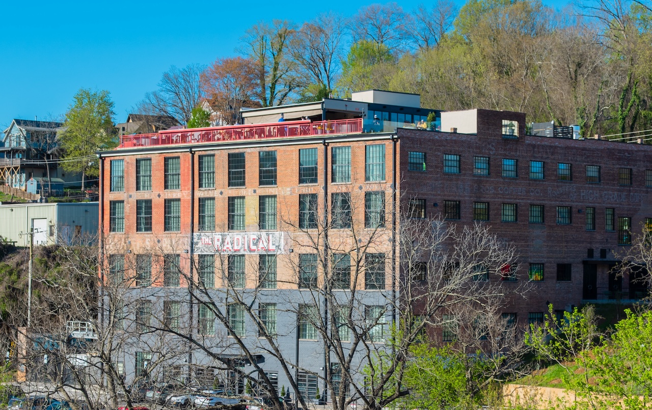 exterior of The Radical