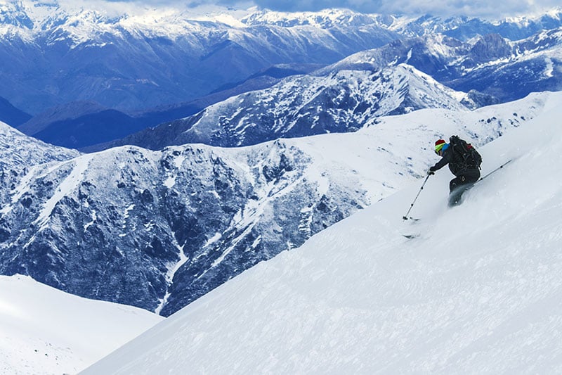 Skiing in Chile