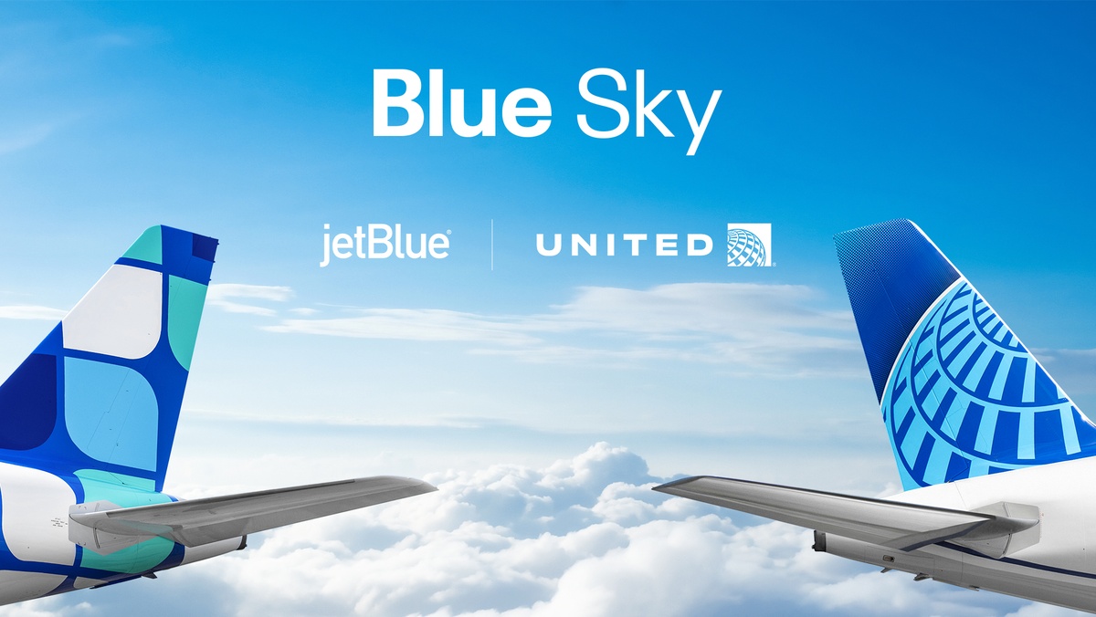 Blue SkyUnited-JetBlue Announcement  Hero PhotoJetBlue x United Airlines