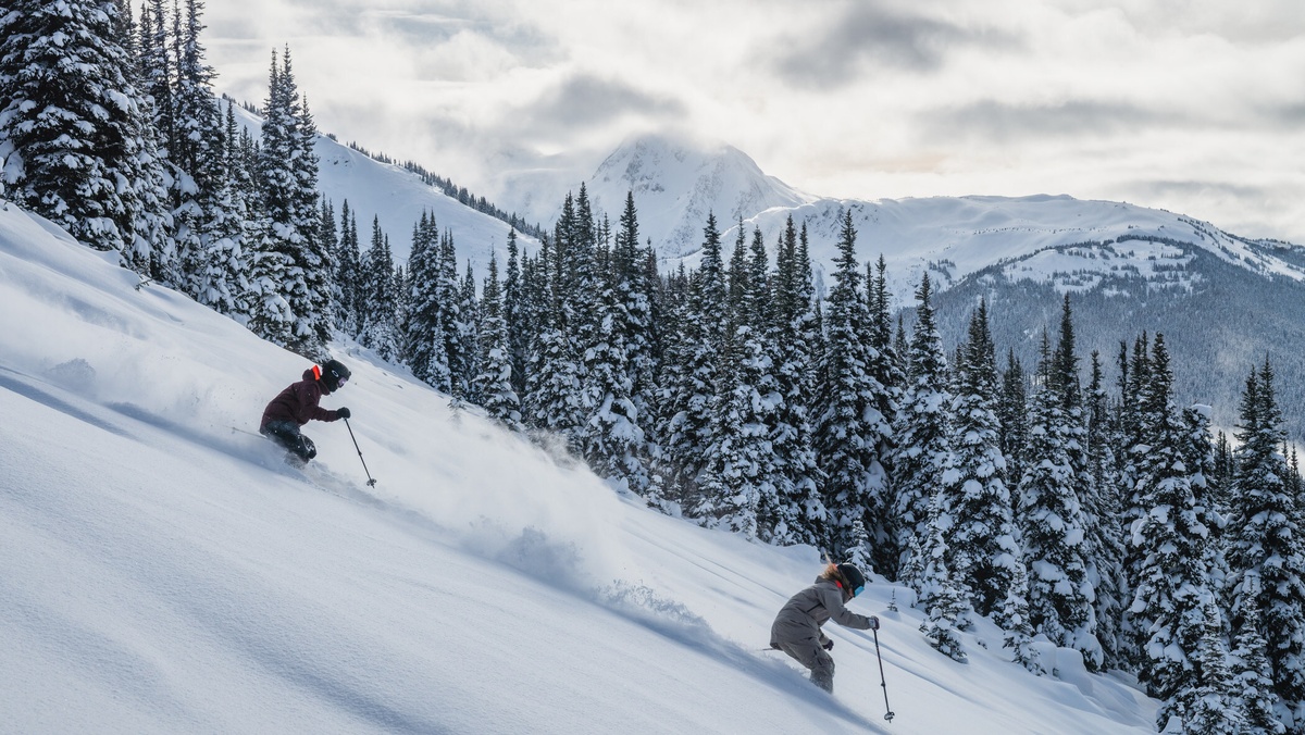 Vail ResortsSkiers at Whistler Blackcomb