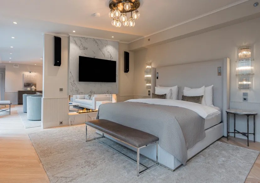 Bedroom at Hilton Waldorf Astoria Helsinki