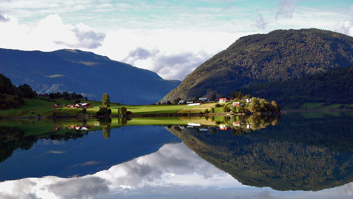 Lustrafjord Norway