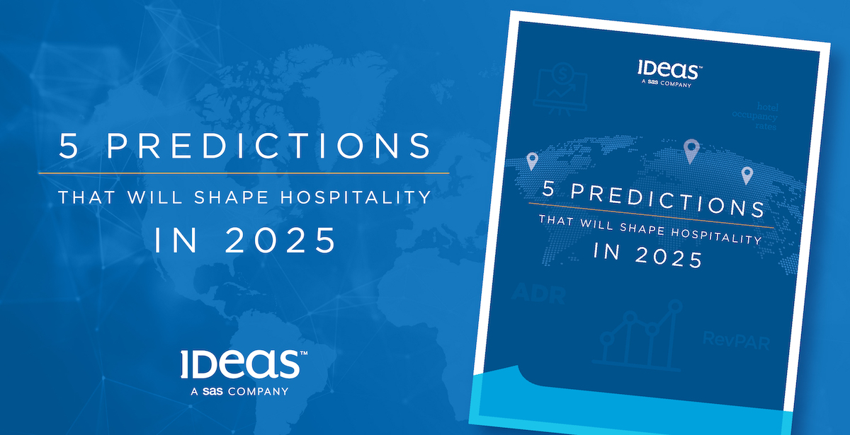 IDeaS unveils the 2025 predictions shaping hospitality