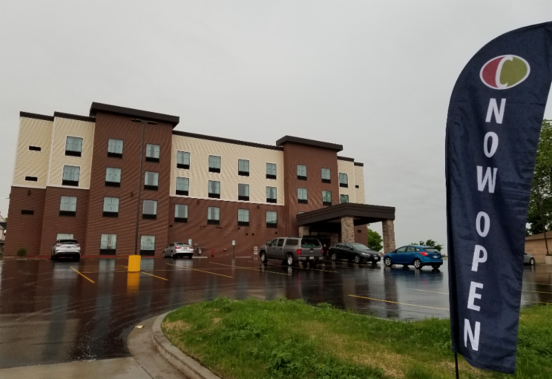 The 60-room hotel was built by BriMark Builders and is operated by WHG Companies