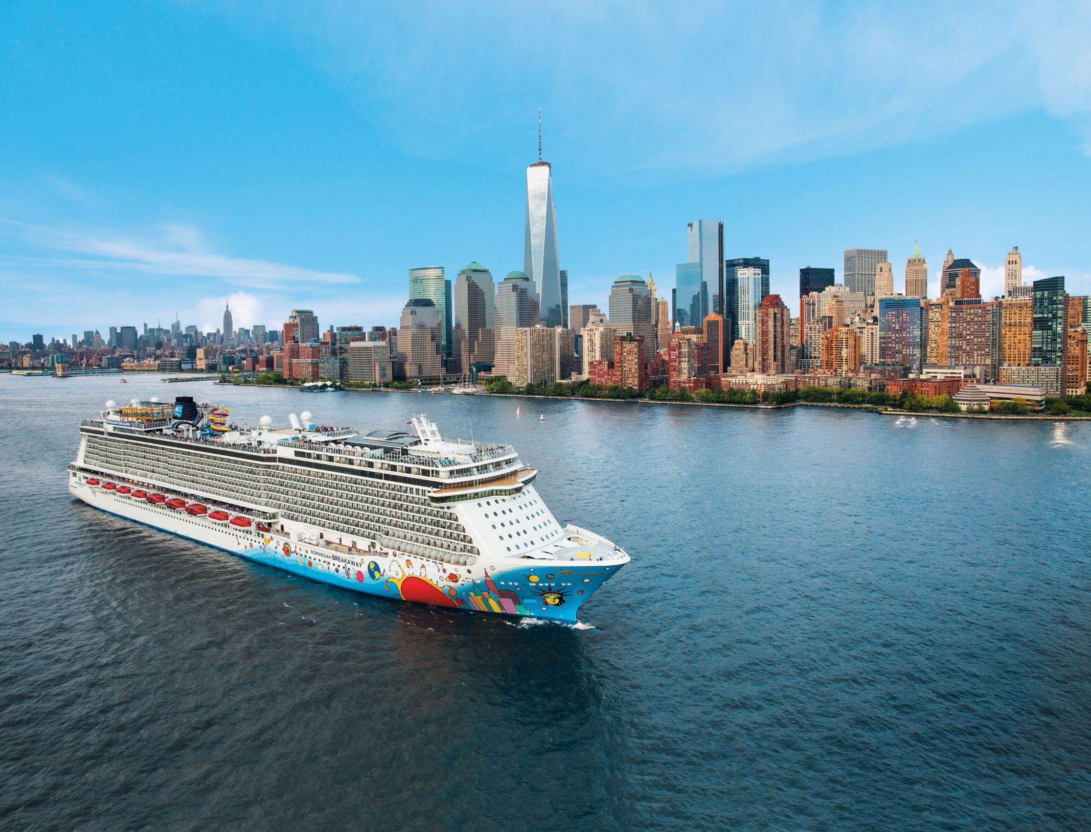 Norwegian Breakaway is shown in New York 