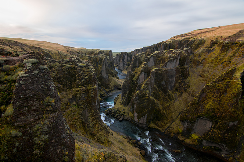 Fjarrgljfur Canyon Iceland