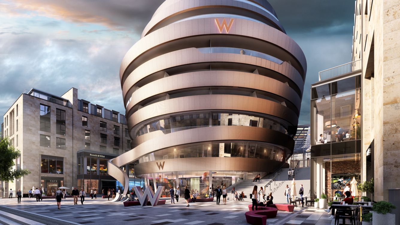 Exterior of the W Edinburgh