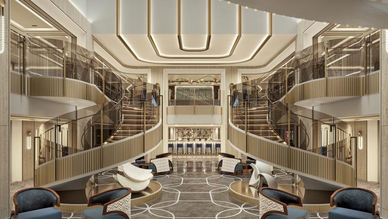 Regent Seven Seas Cruises_Seven Seas Prestige_Starlight Atrium_Galileo's Bar_Casino
