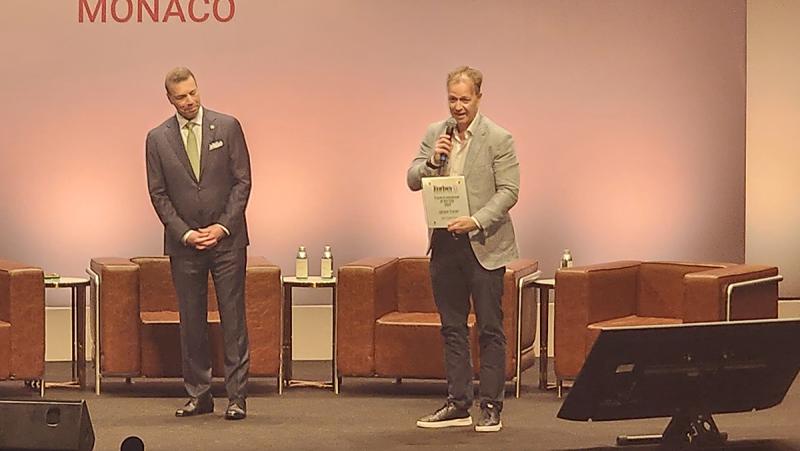 Richard Lebowitz and James Turner at Forbes Travel Guide Summit