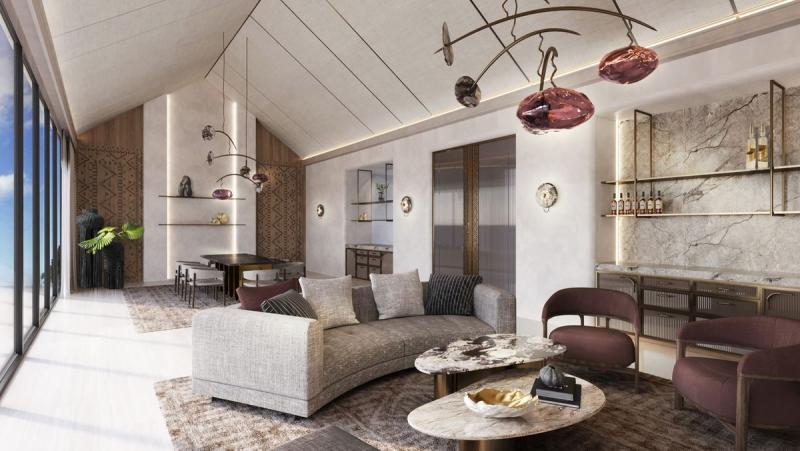 Executive Villa_Living Room_The Ritz-Carlton Fiji, Namuka Bay