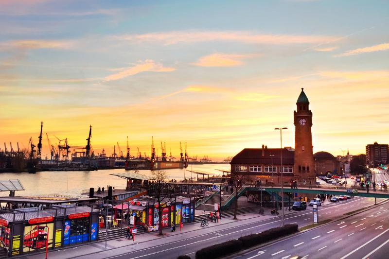 Hamburg's historic port is still one of Europe's busiest.