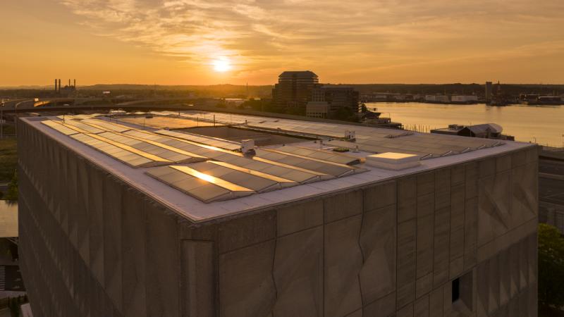 Hotel Marcel roof solar panels