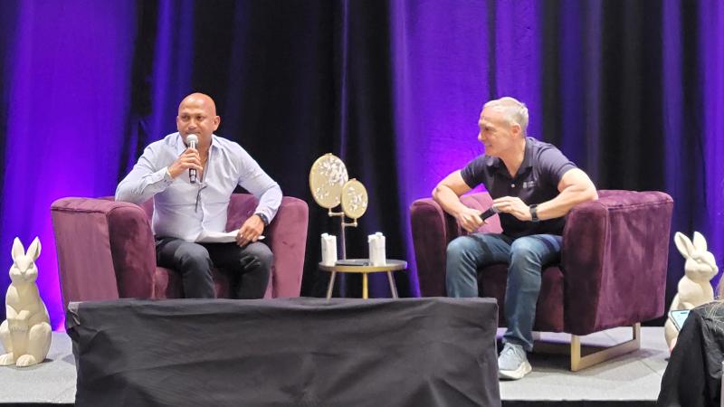 Kurien Jacob, Partner, Highgate Tech Ventures; and Glenn Fogel, CEO & President, Booking Holdings