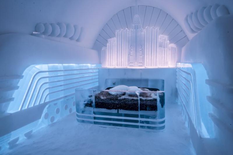 The Ice Hotel in Kiruna, Sweden