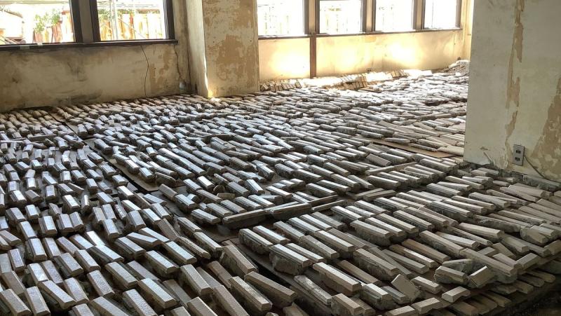 Imperial Hotel, Kyoto_Tile Reuse_Credit_Obayashi Corporation