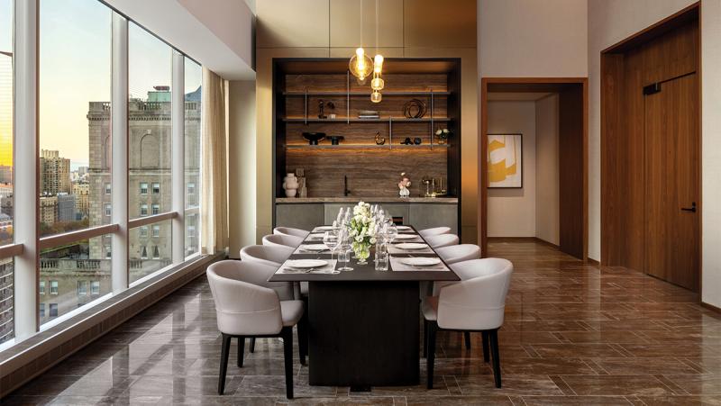 Park Hyatt New York Manhattan Suite Dining Room