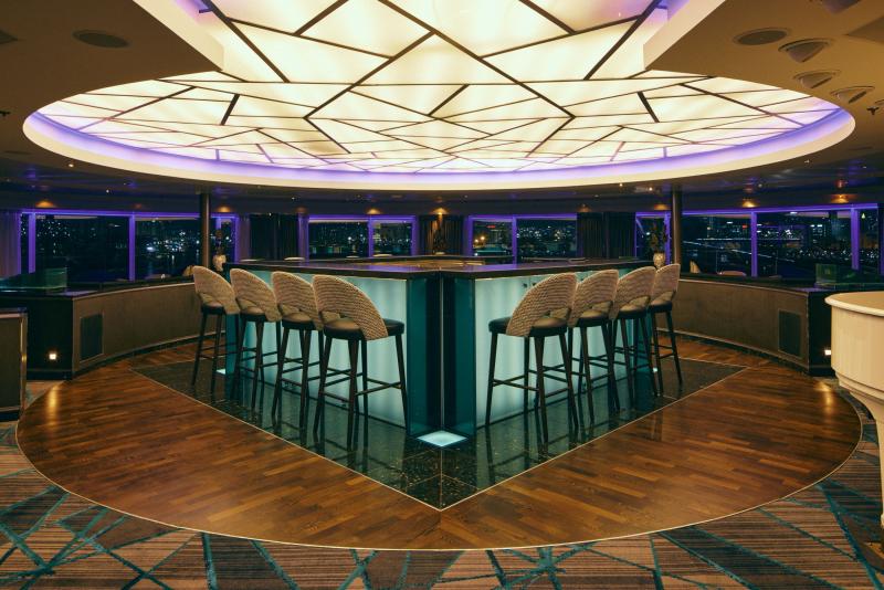 The Observation Bar 36 on Mitsui Ocean Fuji.