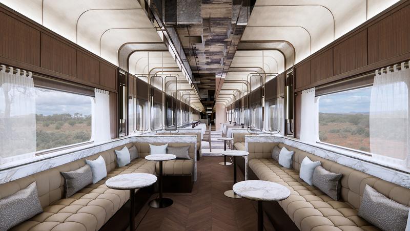 Journey Beyond's The Ghan's Platinum Club lounge