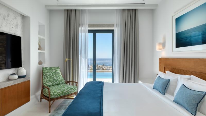 Premium Sea View Suite with Pool Bedroom_Sandblu