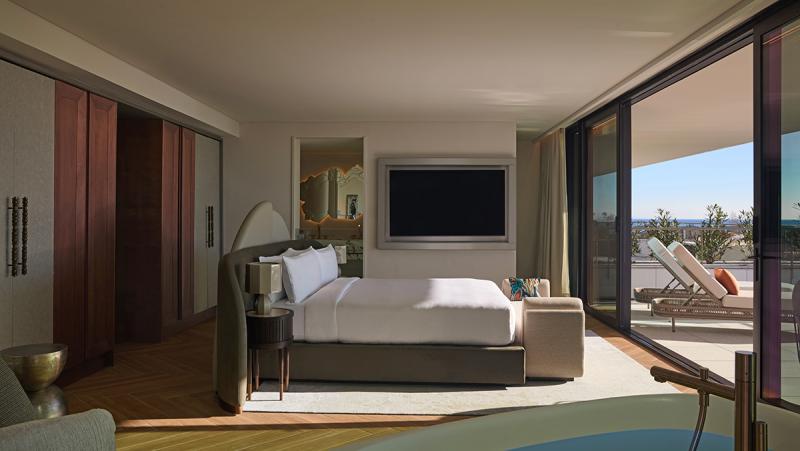 SLS Barcelona room