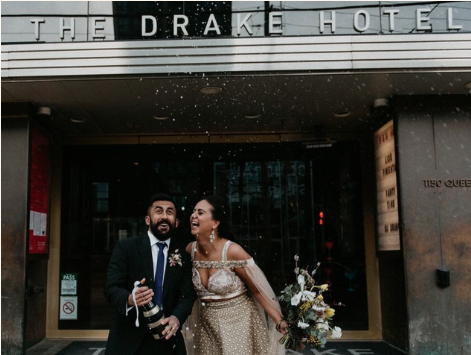 Pop-up wedding at the Drake