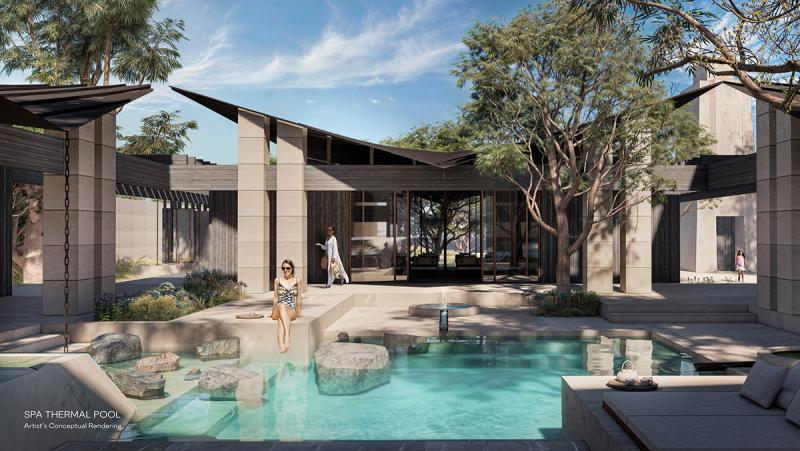 Waldorf Astoria Texas Hill Country Spa Thermal Pool rendering