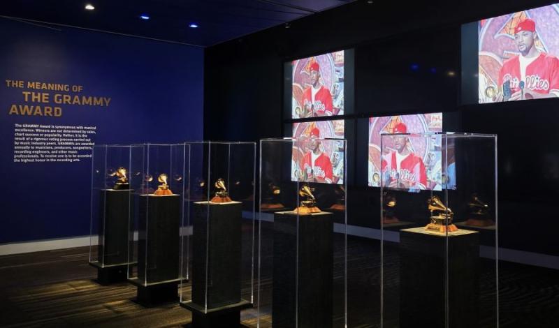 Grammy Museum Mississippi displays musical artifacts, a historical timeline, videos and even actual Grammy Awards.