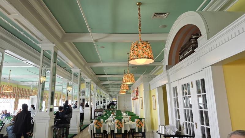 Part of the Grand Dining Room of The Grand Hotel, Mackinac Island, MI.