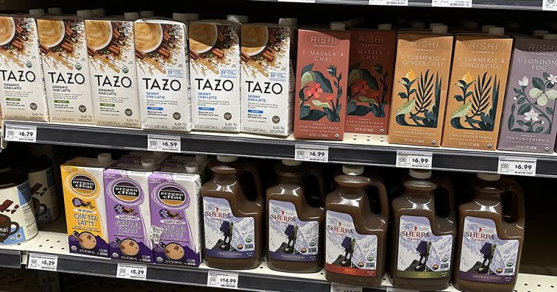 tea shelf space tea form