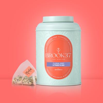 floral mint tea brook37 wellness tea