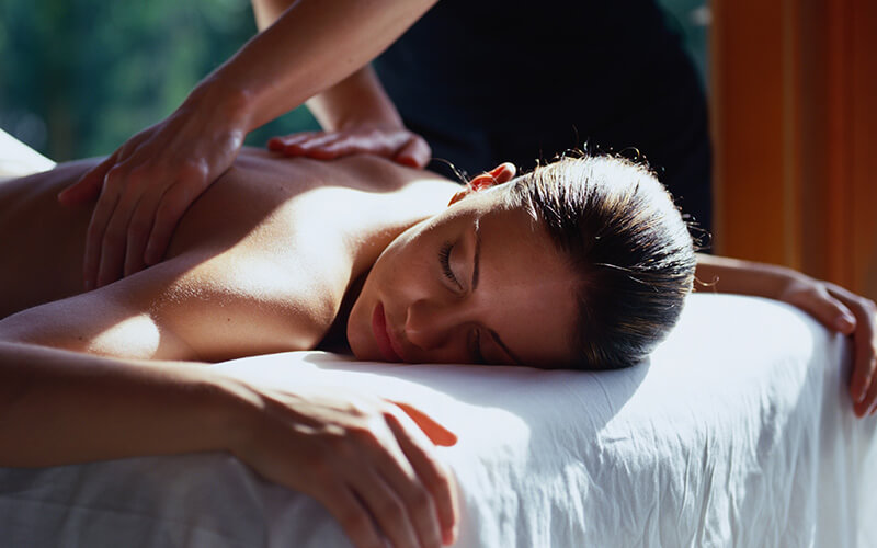 Woman Getting Massage