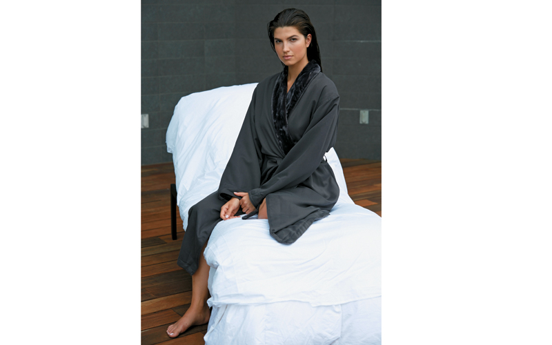 Microfiber ShimmerLined Robe