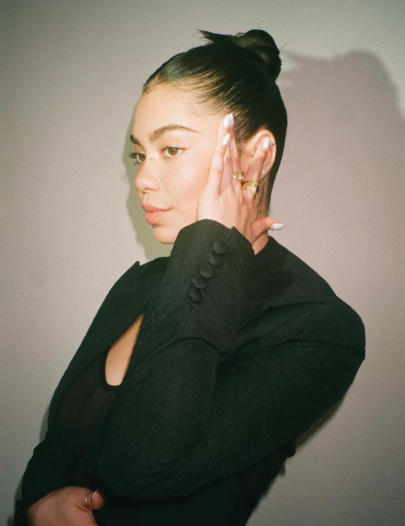 Sleek Bun side