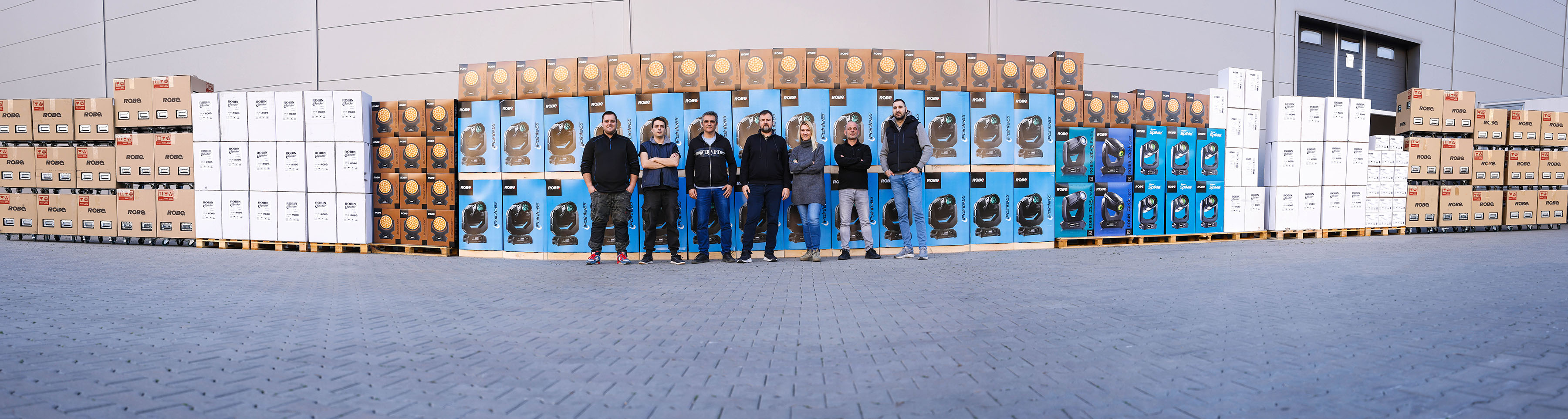 Photo shows the LSD team