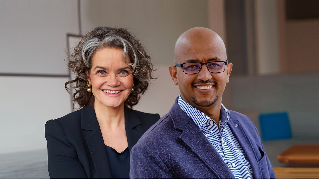 Claudia Nemat Member of the Board of Management responsible for Technology and Innovation and Dr Abdurazak Mudesir current