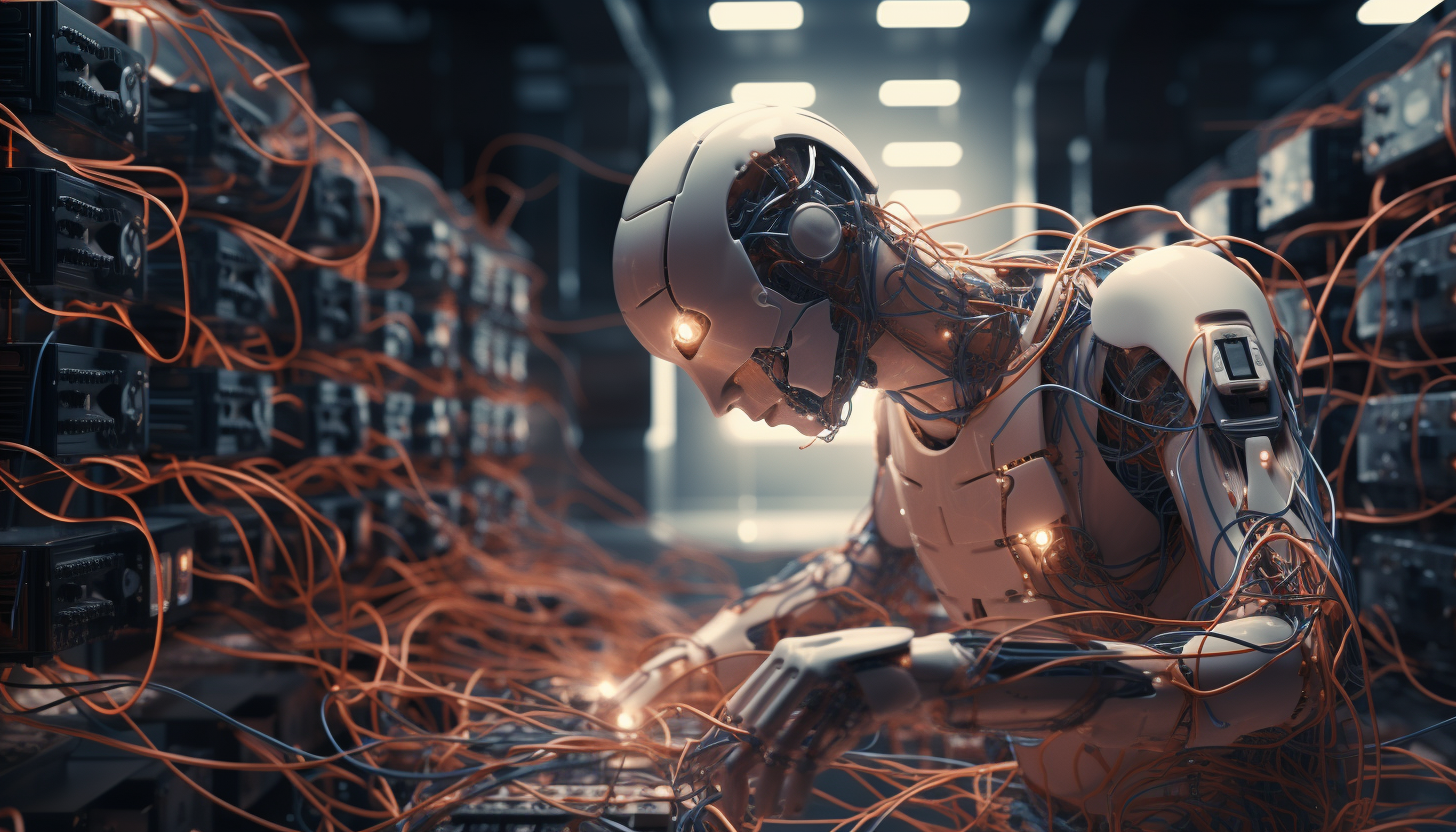 A robot security observability data center