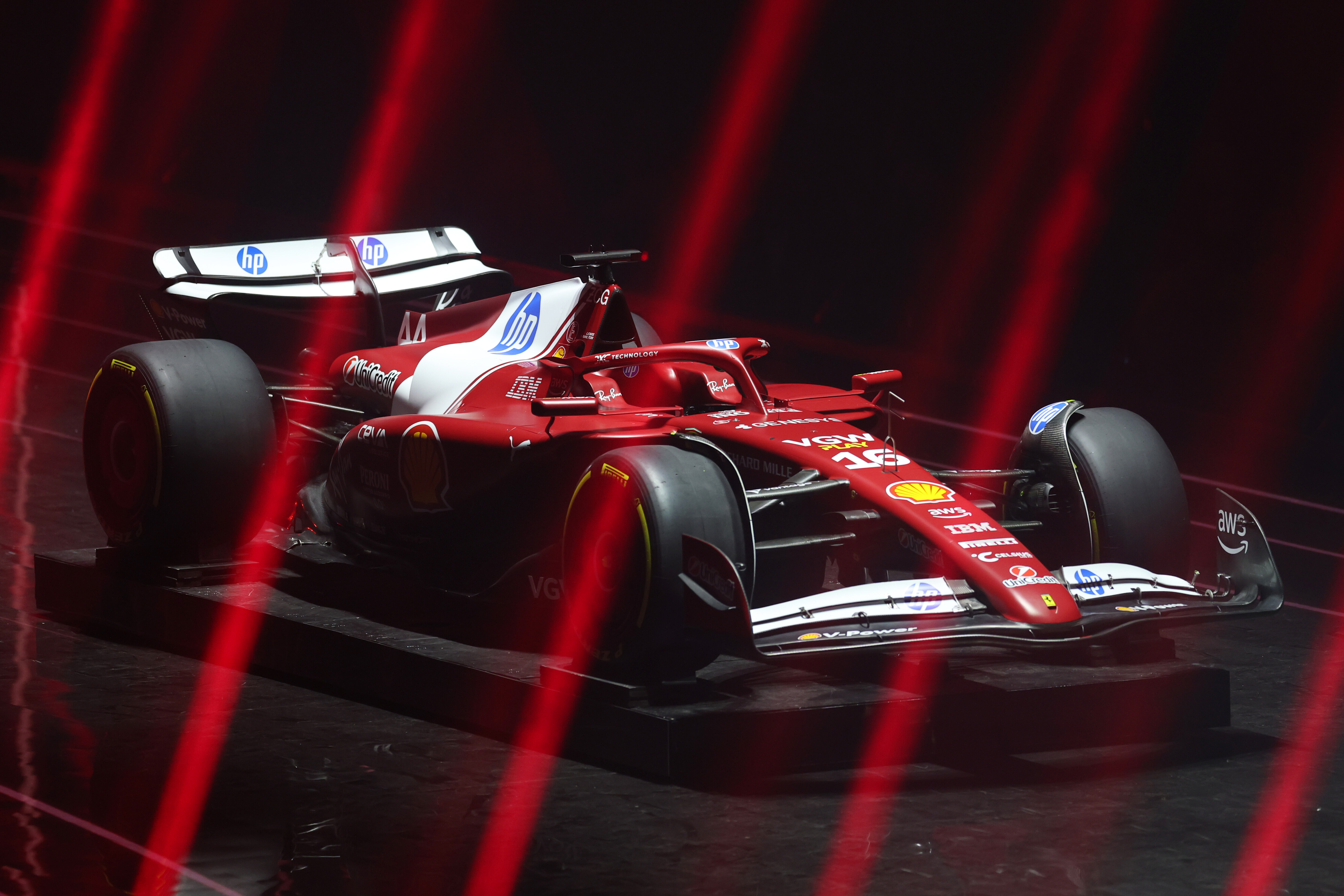 Ferrari Livery Reveal at F1 75 Live Londons O2 Arena