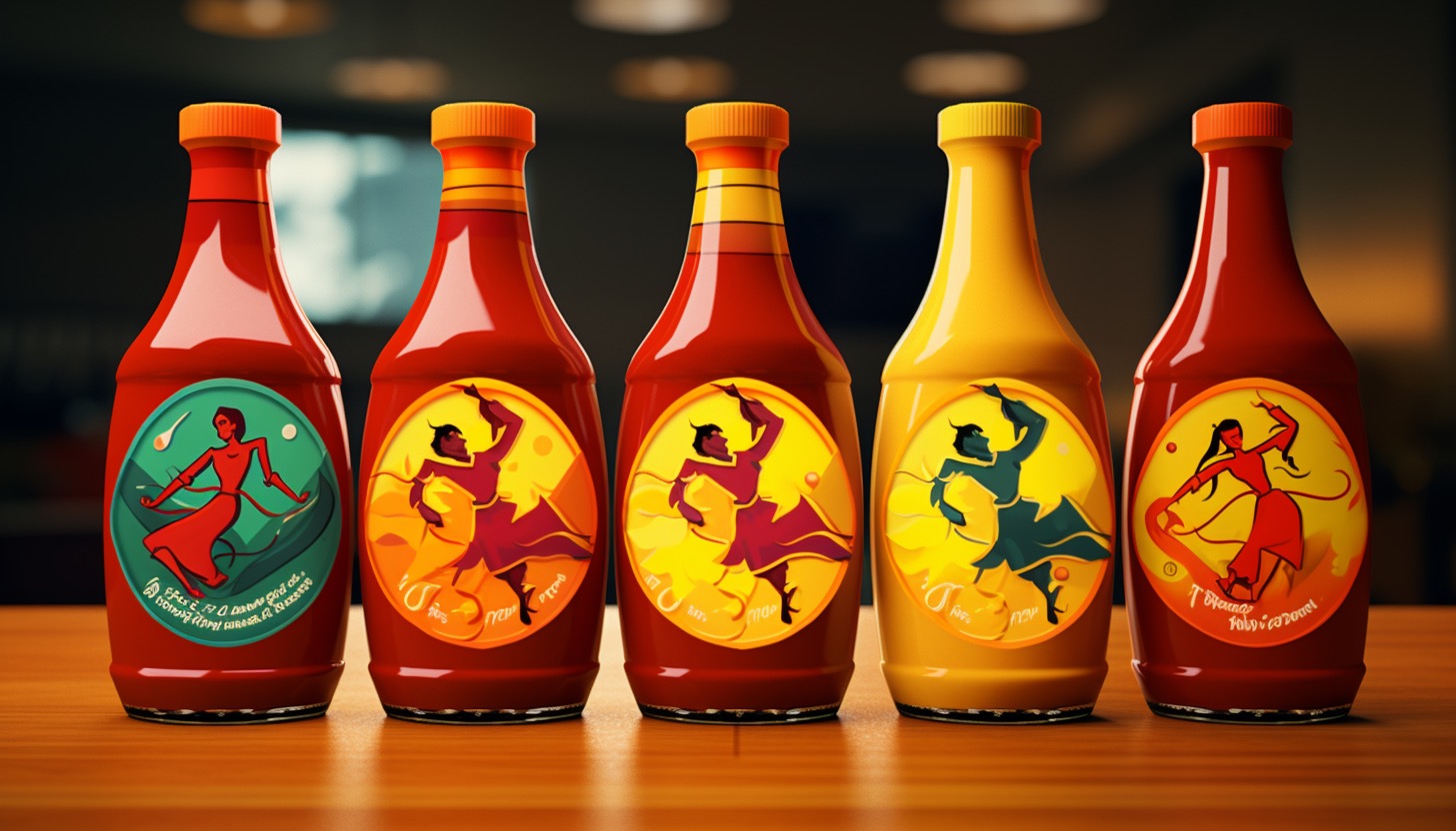 spicy hot sauce jars