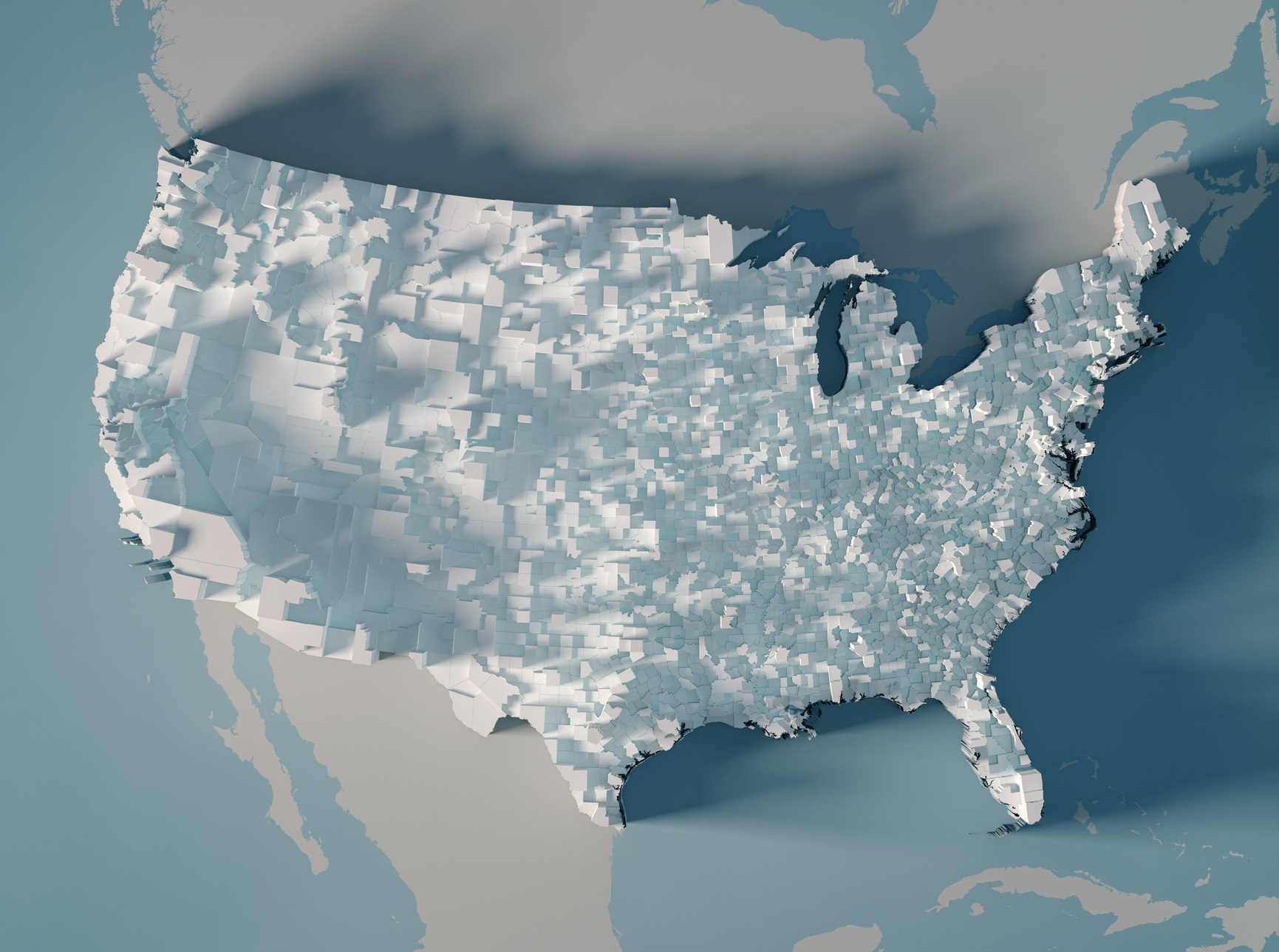 US county map