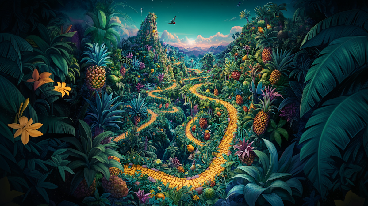 Brazil yellow brick road